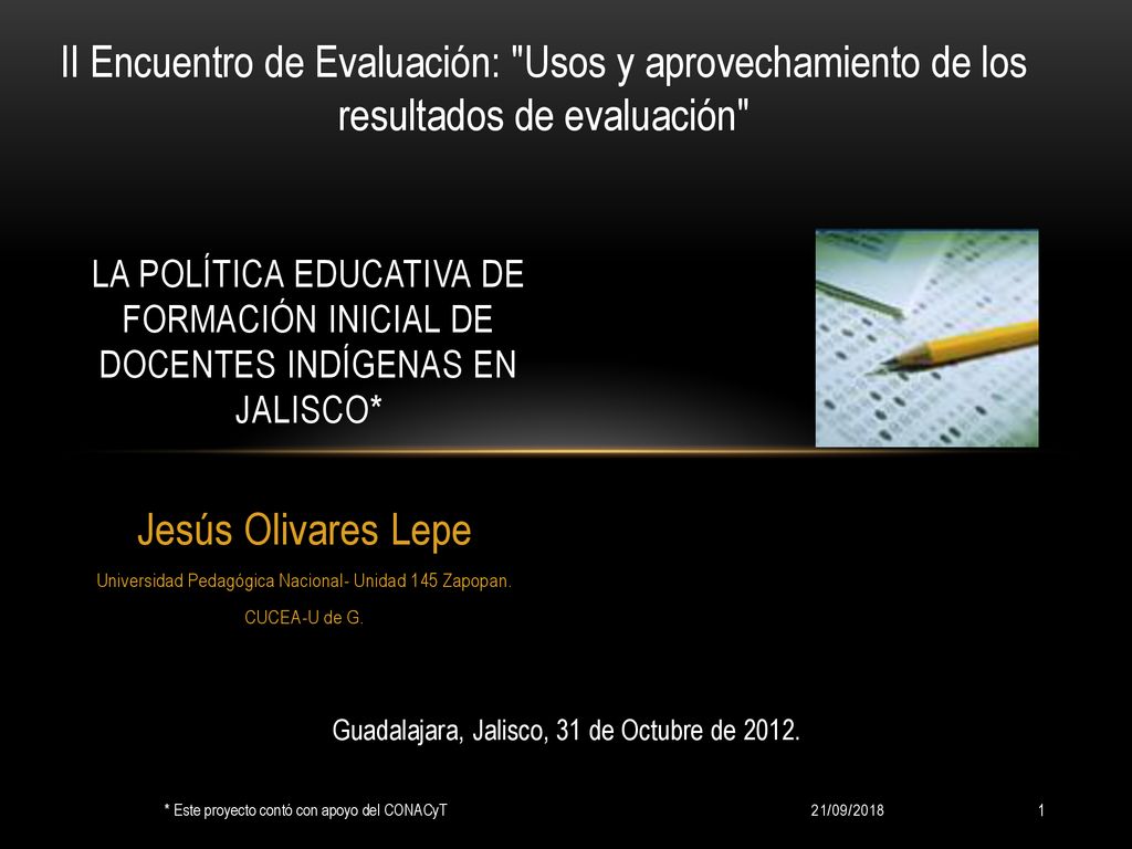 II Encuentro de Evaluación: Usos y aprovechamiento de los resultados de evaluación