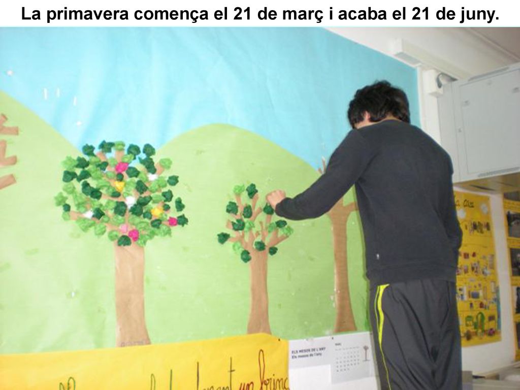 La primavera comença el 21 de març i acaba el 21 de juny.
