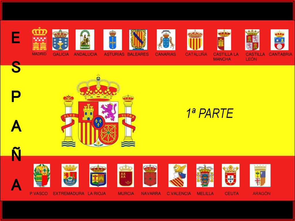 E S P A Ñ 1ª PARTE GALICIA ANDALUCIA ASTURIAS BALEARES CANARIAS
