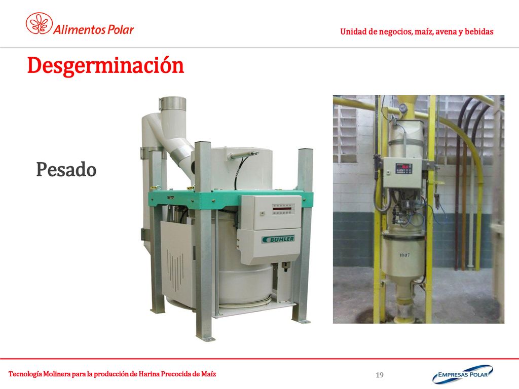 Tecnología Molinera para la producción de Harina Precocida de Maíz