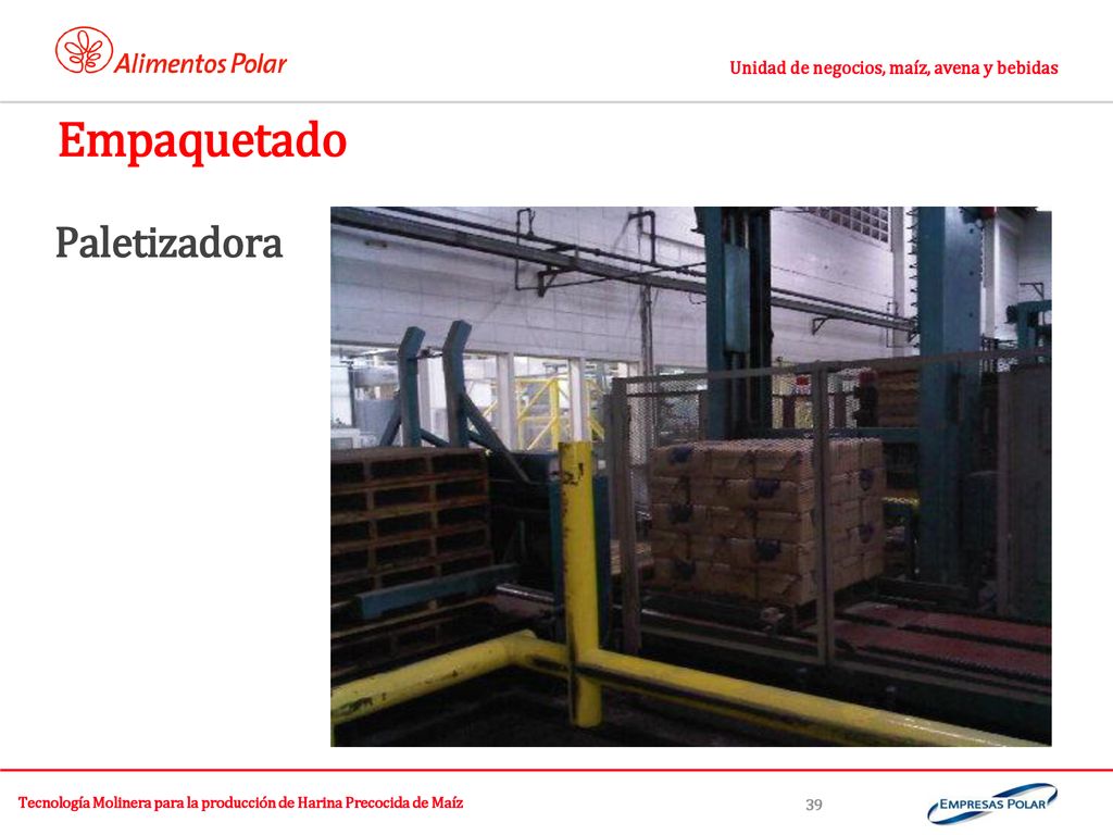 Tecnología Molinera para la producción de Harina Precocida de Maíz