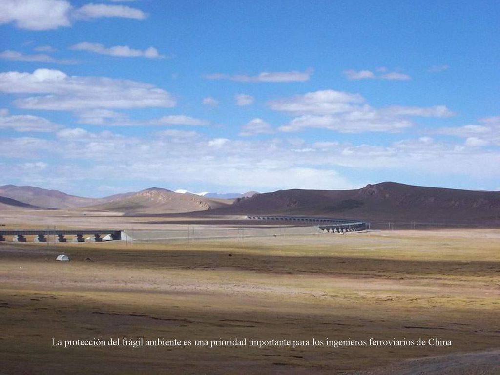 La protección del frágil ambiente es una prioridad importante para los ingenieros ferroviarios de China