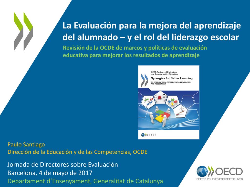 La Evaluación para la mejora del aprendizaje del alumnado – y el rol del liderazgo escolar