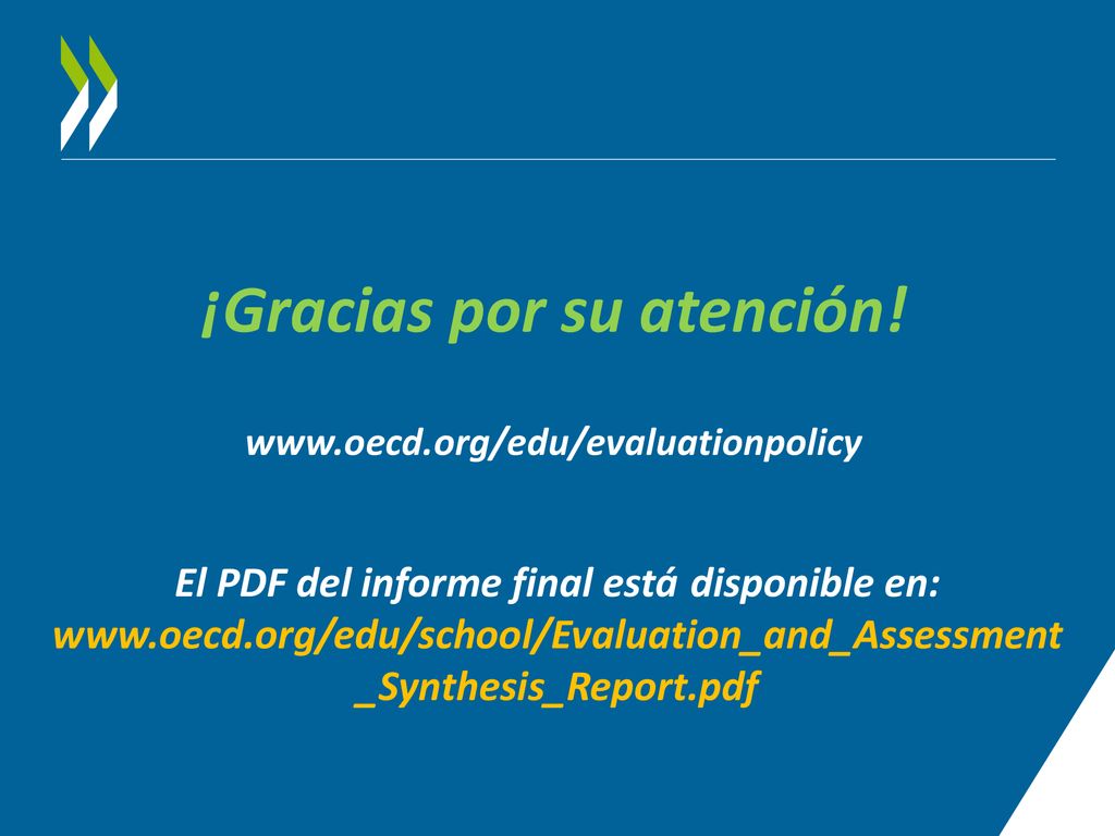 ¡Gracias por su atención! El PDF del informe final está disponible en: