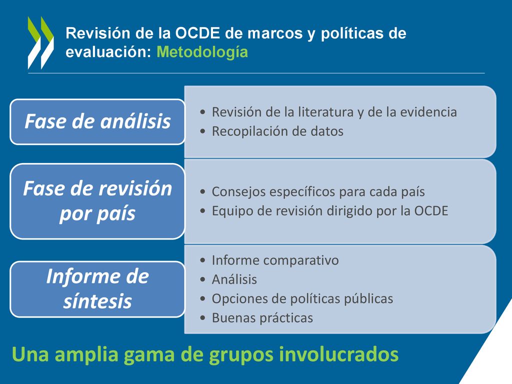 Revisión de la OCDE de marcos y políticas de evaluación: Metodología