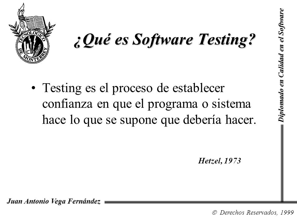 ¿Qué es Software Testing