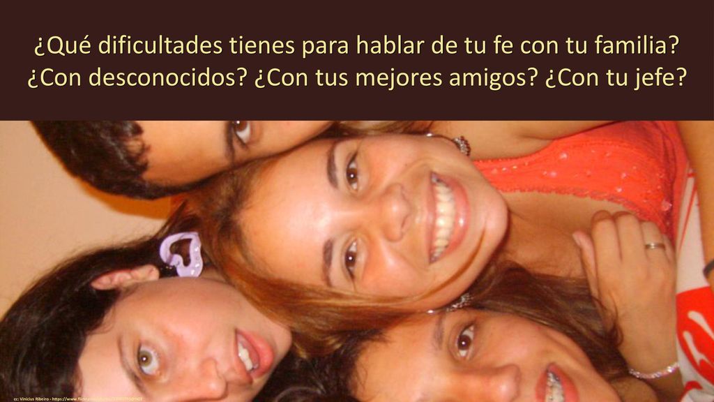 ¿Qué dificultades tienes para hablar de tu fe con tu familia