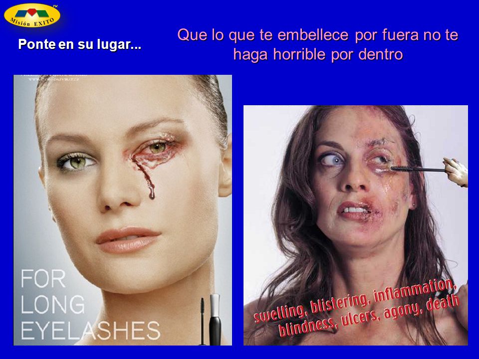 Que lo que te embellece por fuera no te haga horrible por dentro