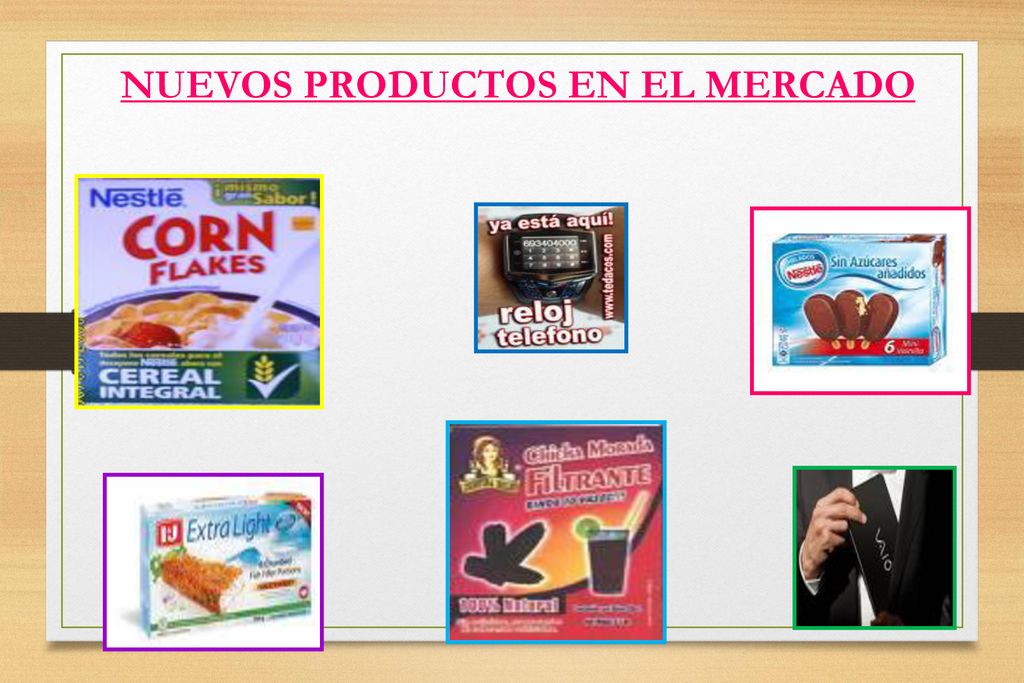 Nuevos productos en el mercado