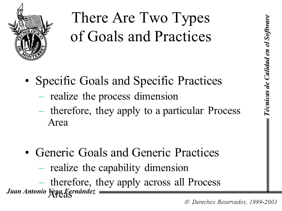 There Are Two Types of Goals and Practices