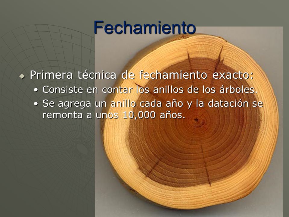 Fechamiento Primera técnica de fechamiento exacto: