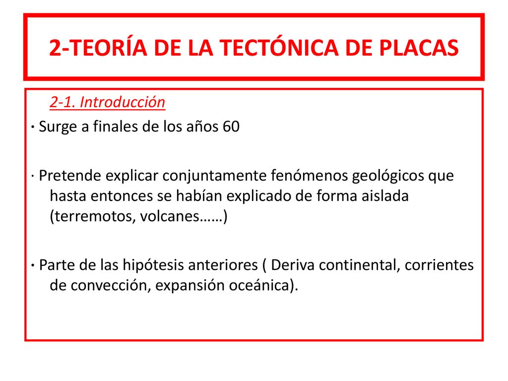 TECTÓNICAS DE PLACAS. - Ppt Descargar