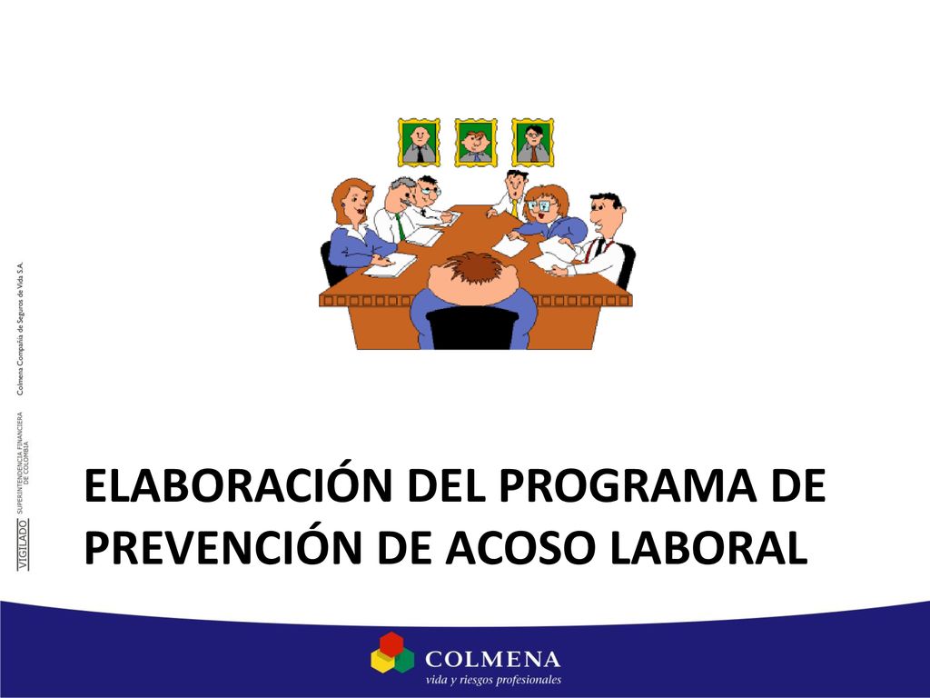 Elaboración del programa de prevención de acoso laboral