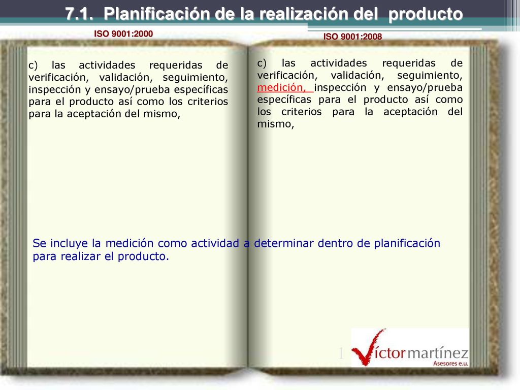 7.1. Planificación de la realización del producto