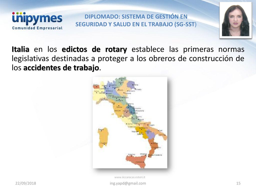 Italia en los edictos de rotary establece las primeras normas legislativas destinadas a proteger a los obreros de construcción de los accidentes de trabajo.