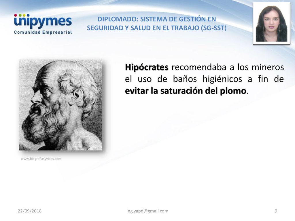 Hipócrates recomendaba a los mineros el uso de baños higiénicos a fin de evitar la saturación del plomo.