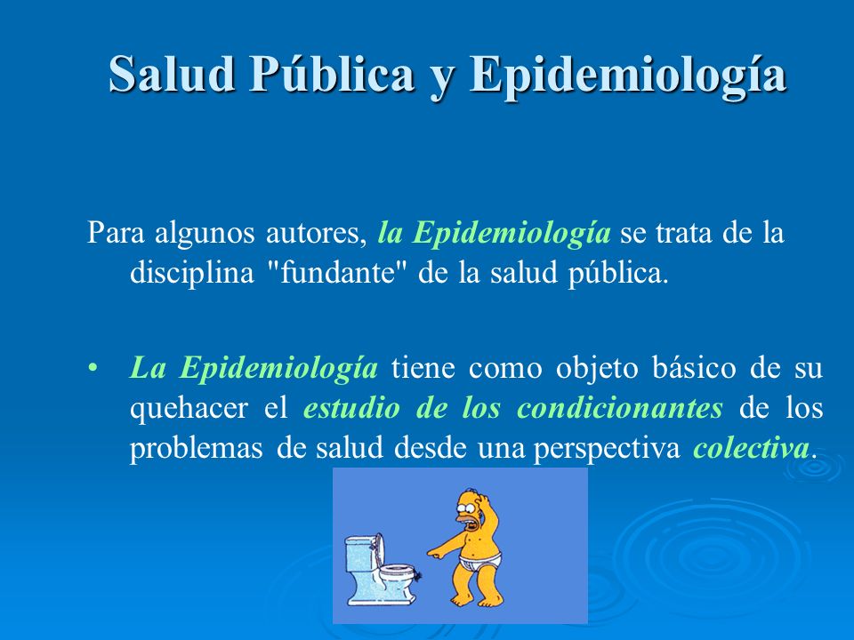 Salud Pública y Epidemiología