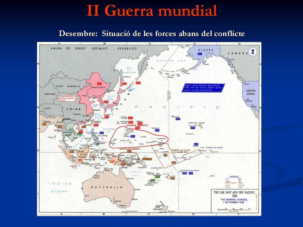 II Guerra mundial Desembre: Situació de les forces abans del conflicte