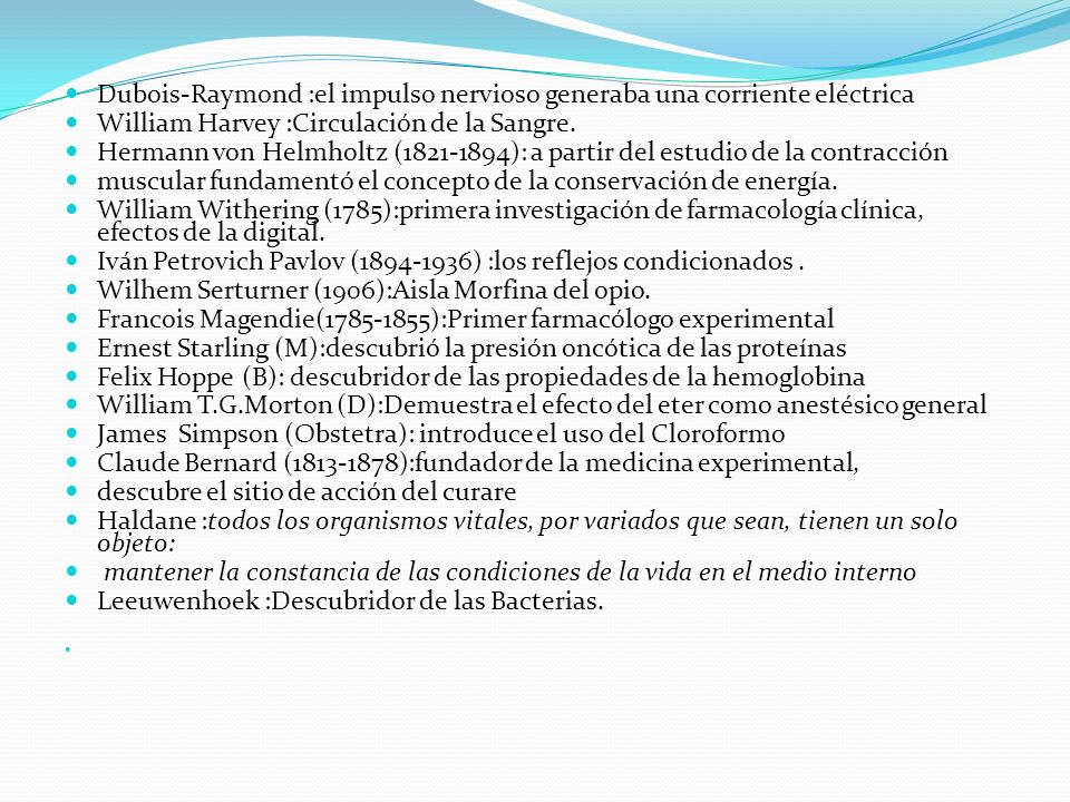 Dubois-Raymond :el impulso nervioso generaba una corriente eléctrica