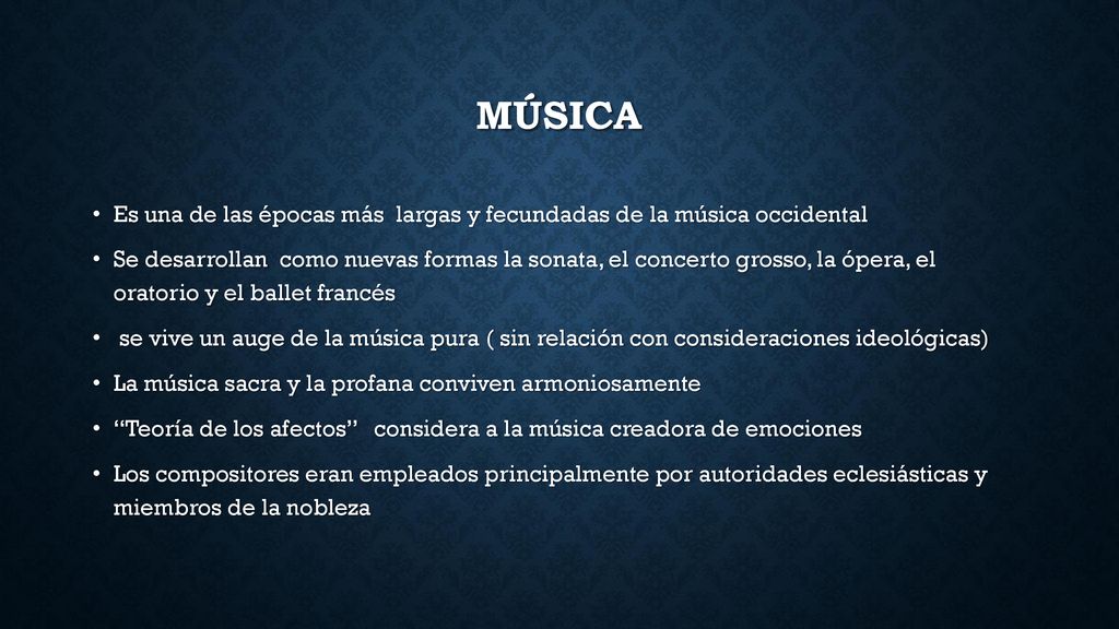 música Es una de las épocas más largas y fecundadas de la música occidental.