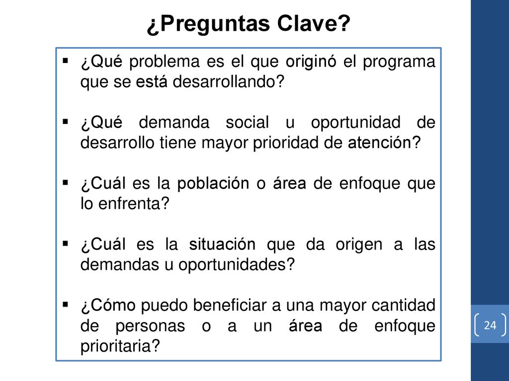 ¿Preguntas Clave ¿Qué problema es el que originó el programa que se está desarrollando