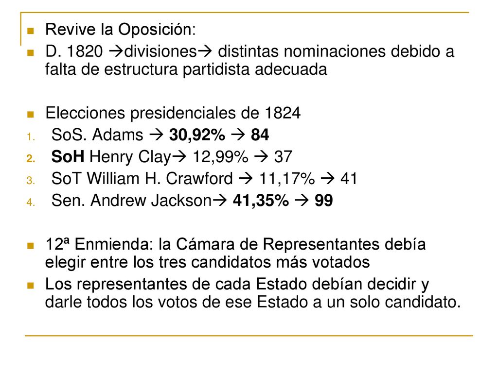 Revive la Oposición: D divisiones distintas nominaciones debido a falta de estructura partidista adecuada.