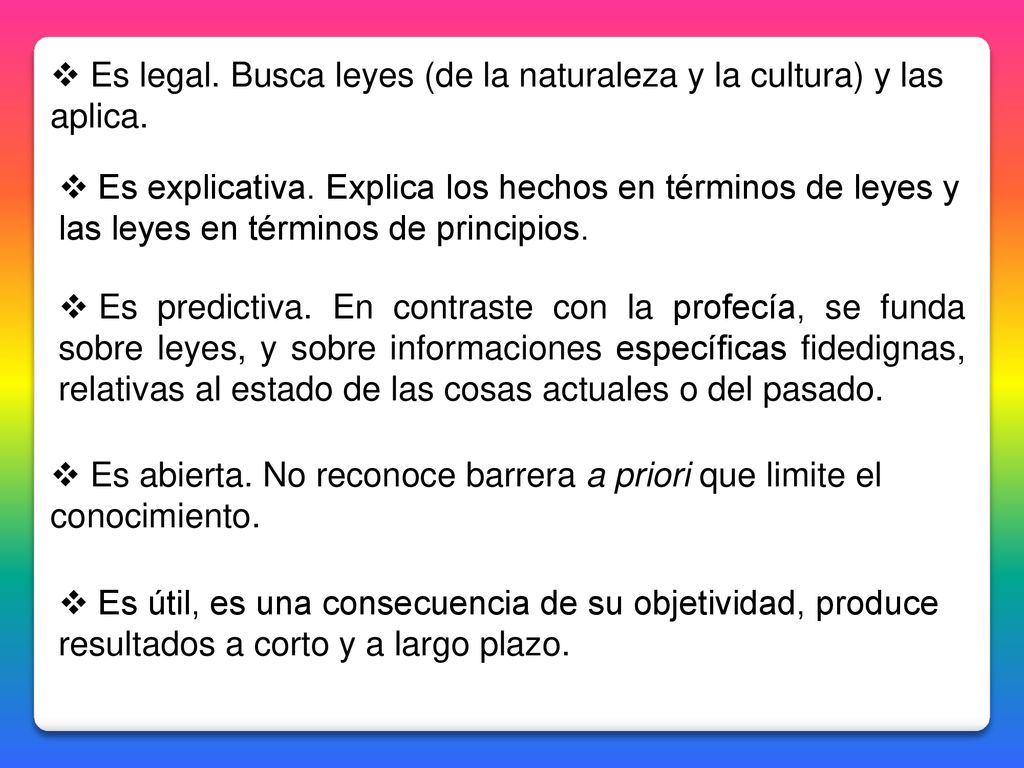 Es legal. Busca leyes (de la naturaleza y la cultura) y las aplica.