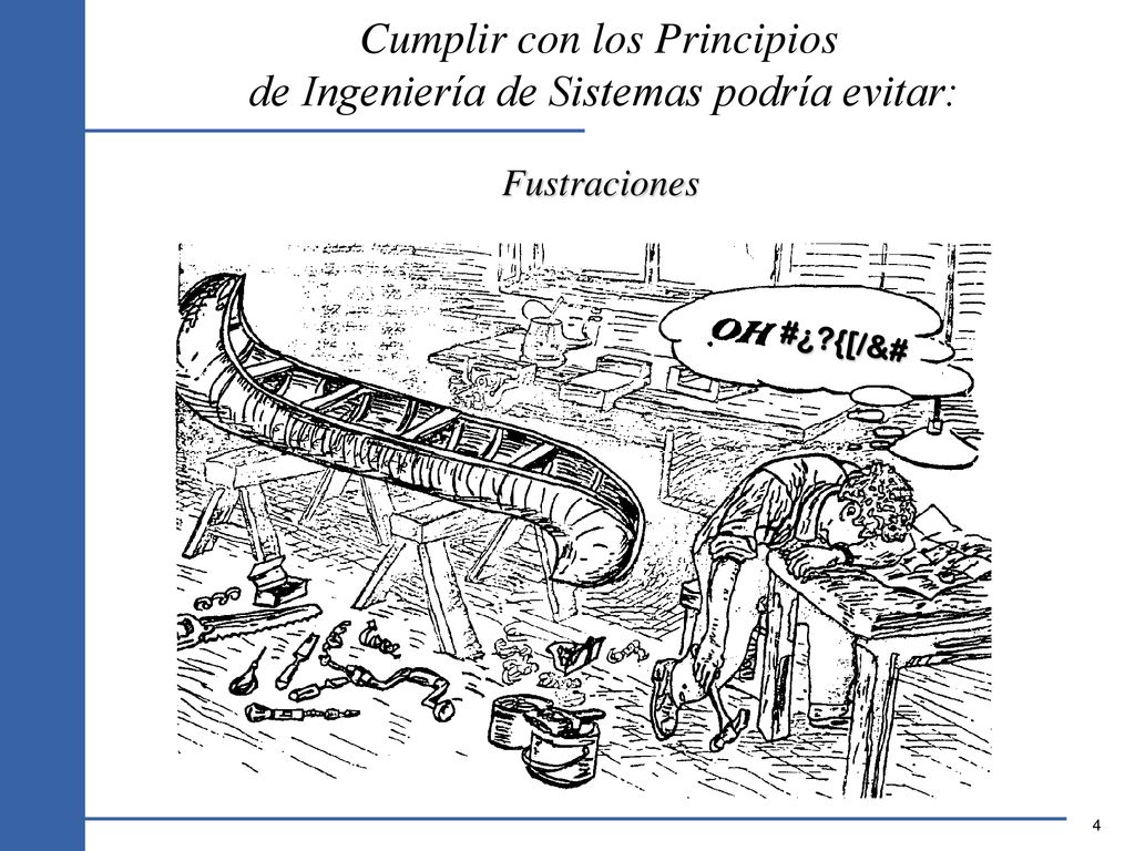 Cumplir con los Principios de Ingeniería de Sistemas podría evitar: