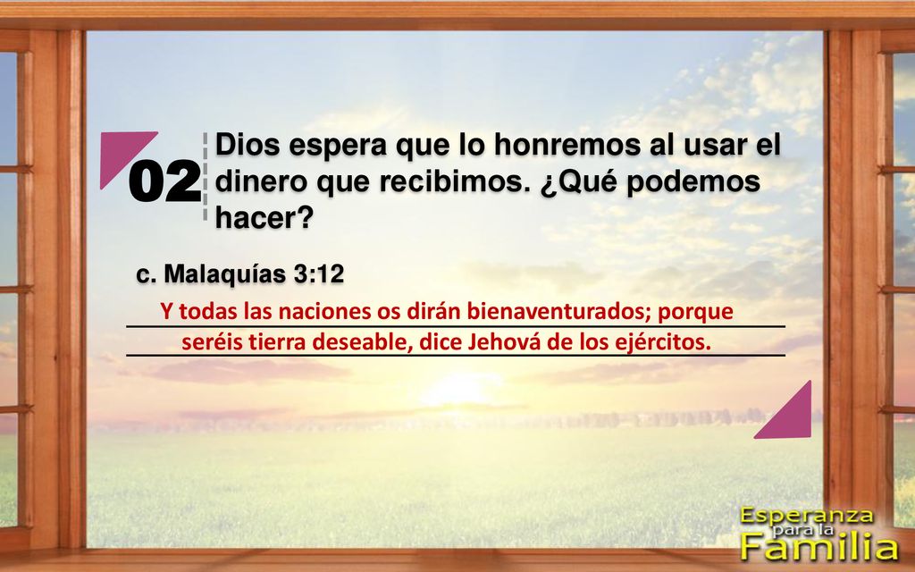 Dios espera que lo honremos al usar el dinero que recibimos