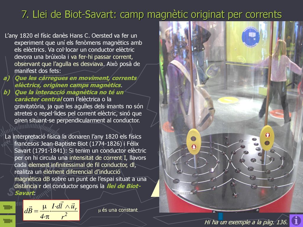 7. Llei de Biot-Savart: camp magnètic originat per corrents