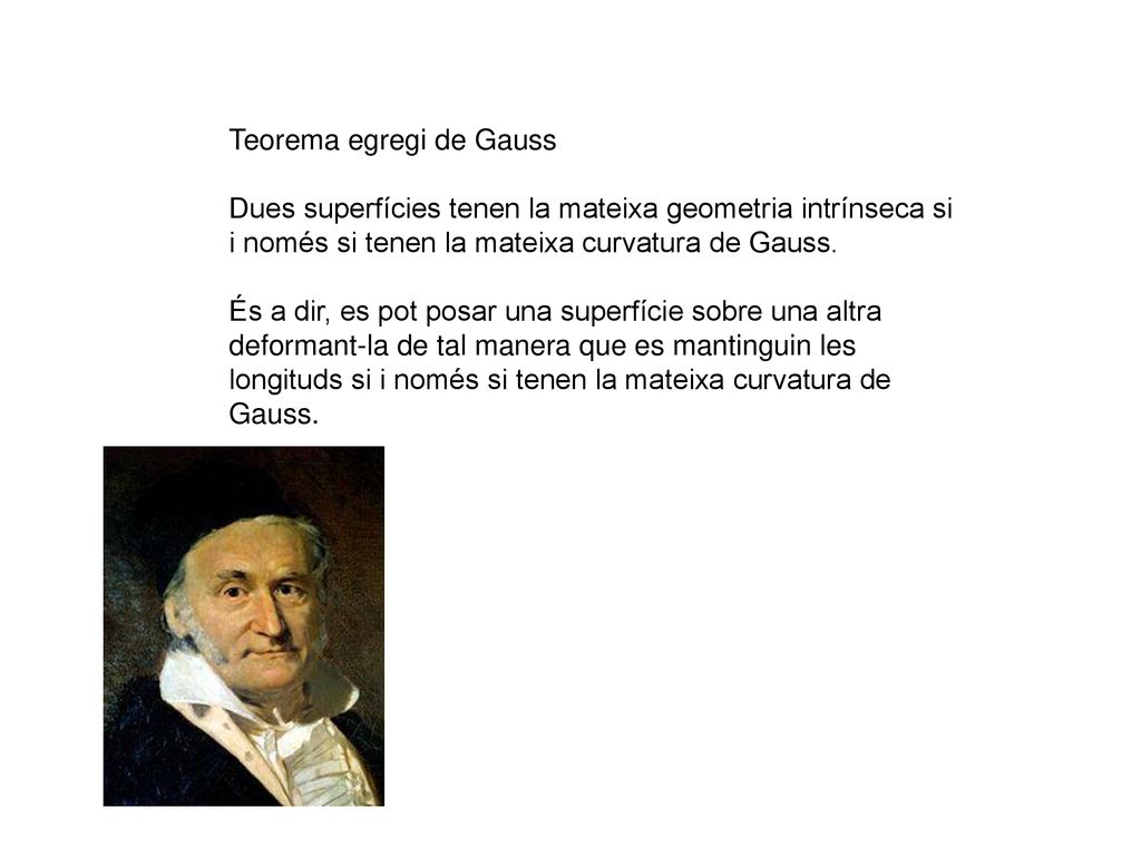 Teorema egregi de Gauss