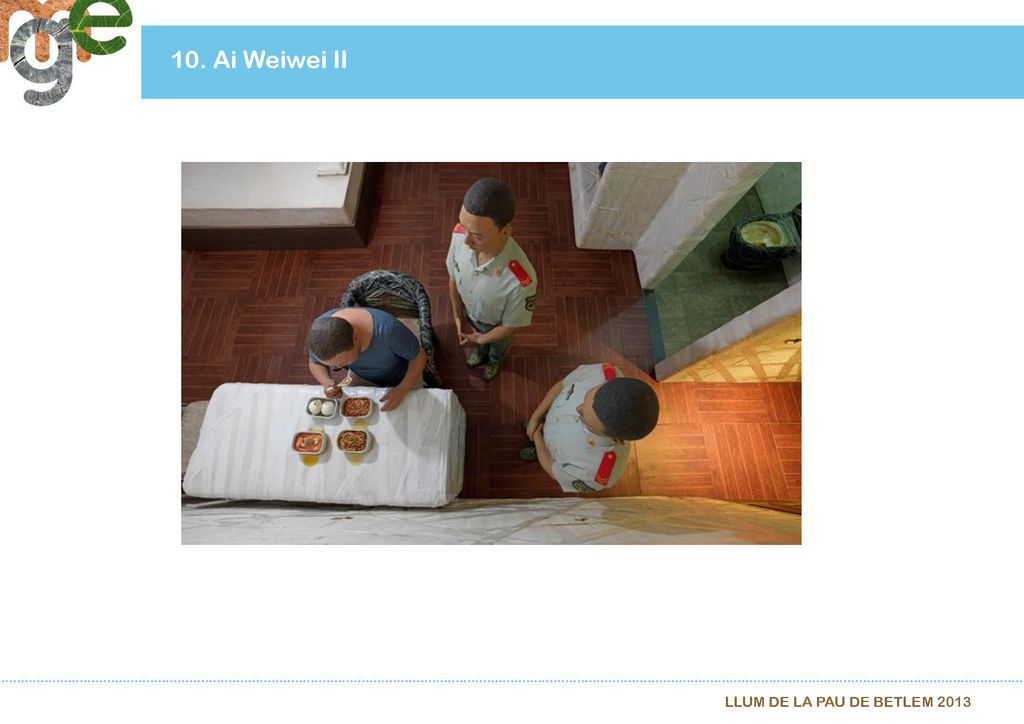 10. Ai Weiwei II LLUM DE LA PAU DE BETLEM 2013