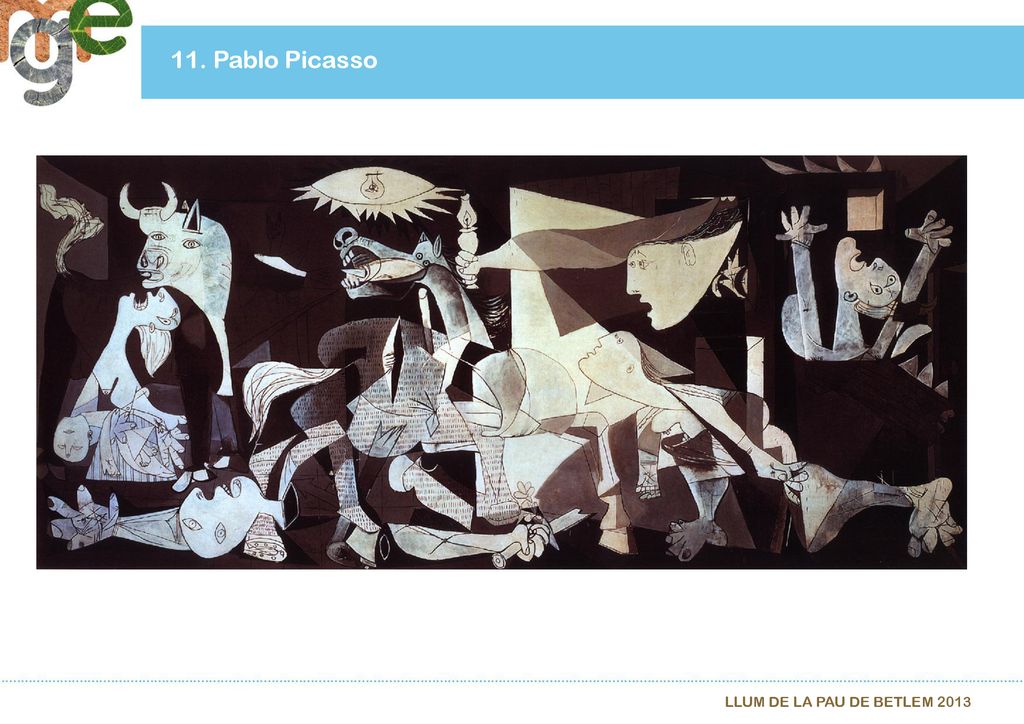 11. Pablo Picasso LLUM DE LA PAU DE BETLEM 2013