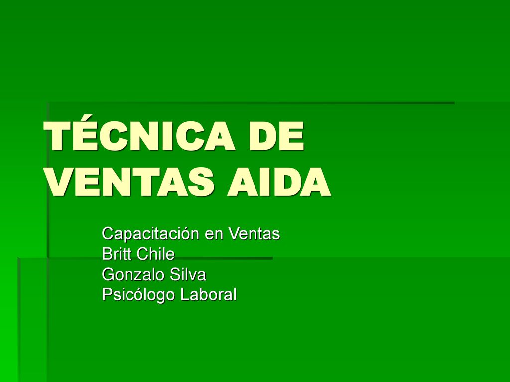 Capacitación en Ventas Britt Chile Gonzalo Silva Psicólogo Laboral