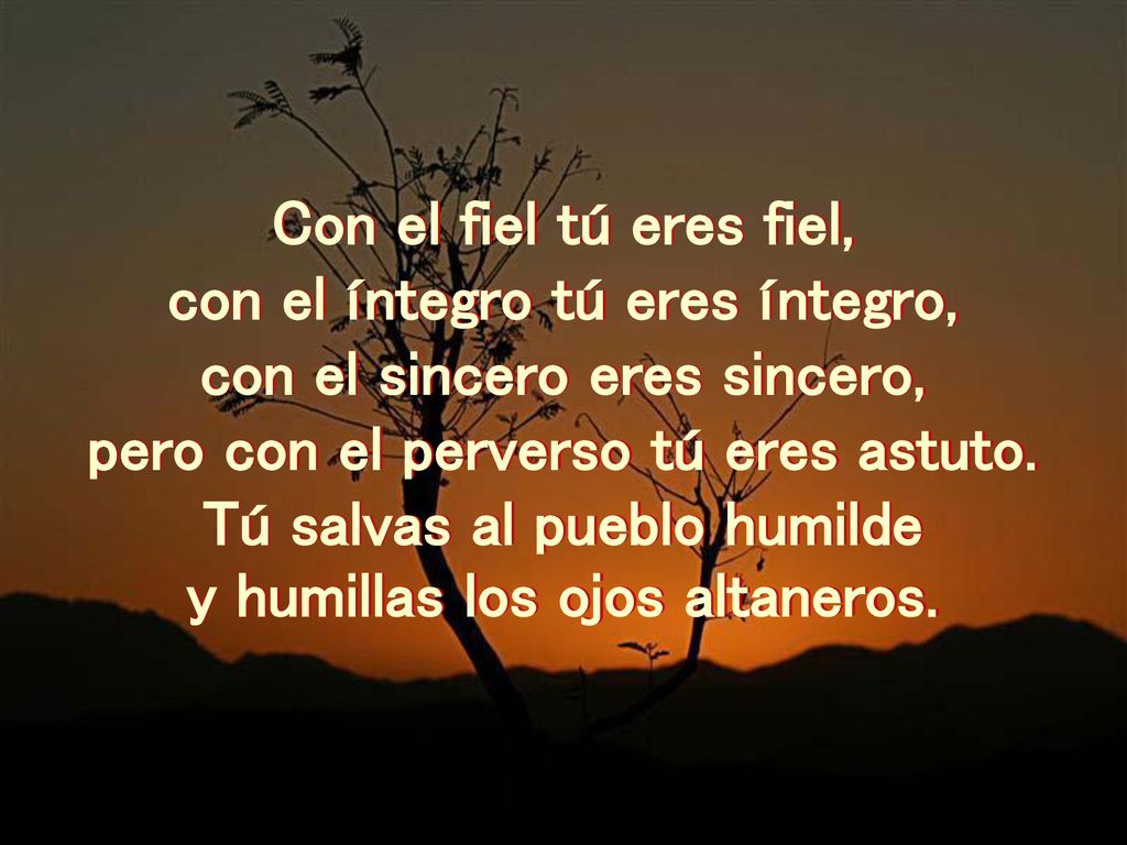 con el íntegro tú eres íntegro, con el sincero eres sincero,