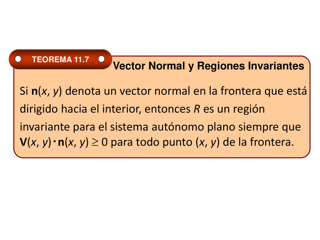 Si n(x, y) denota un vector normal en la frontera que está
