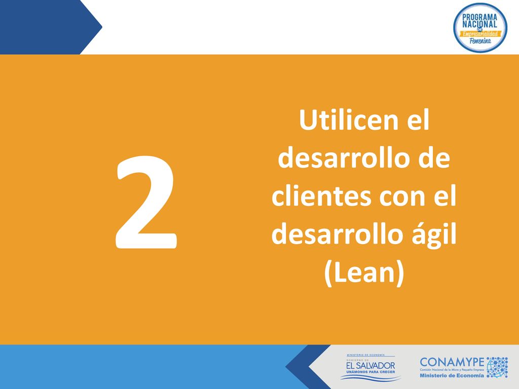 Utilicen el desarrollo de clientes con el desarrollo ágil (Lean) 2