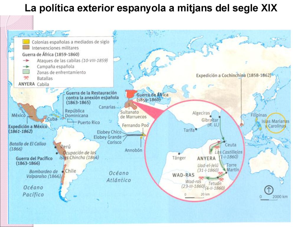 La política exterior espanyola a mitjans del segle XIX