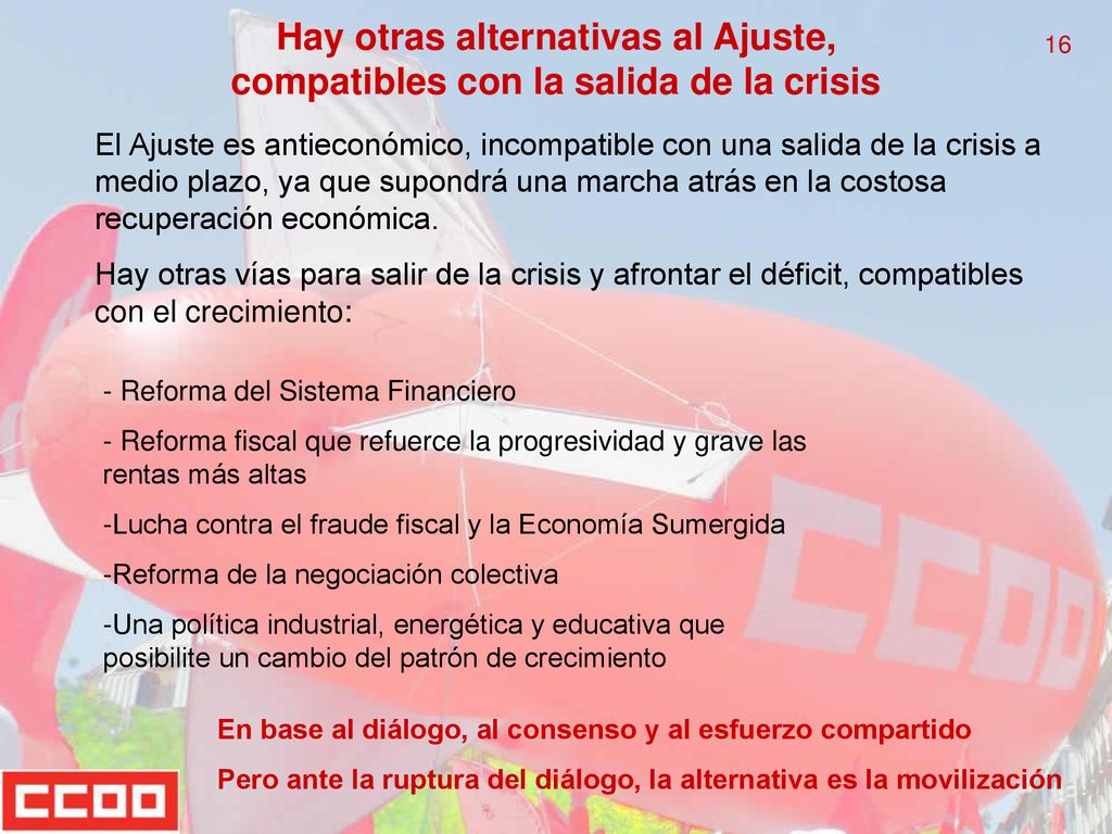 Hay otras alternativas al Ajuste, compatibles con la salida de la crisis