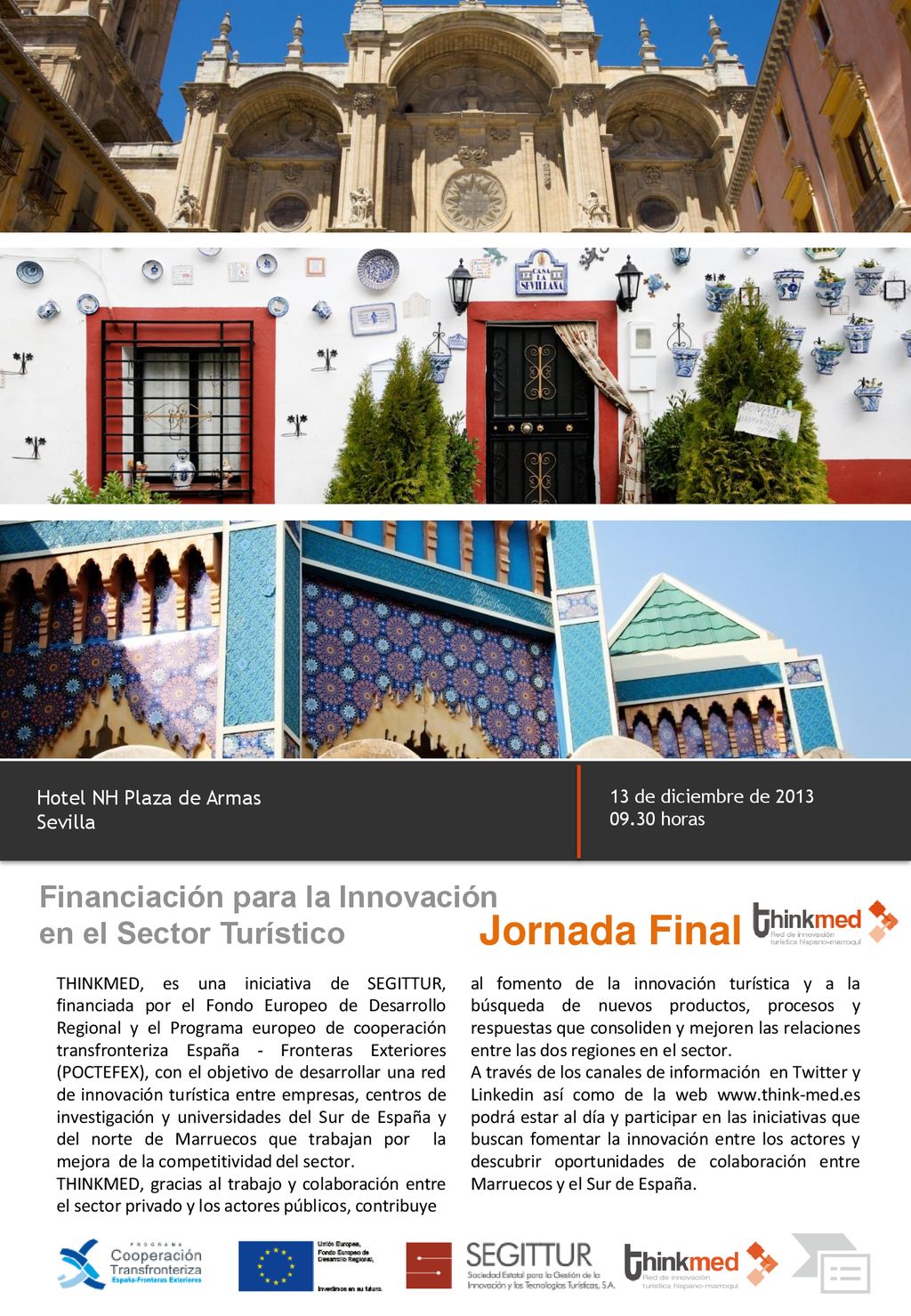 Jornada Final Financiación para la Innovación en el Sector Turístico