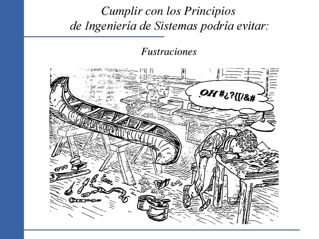 Cumplir con los Principios de Ingeniería de Sistemas podría evitar: