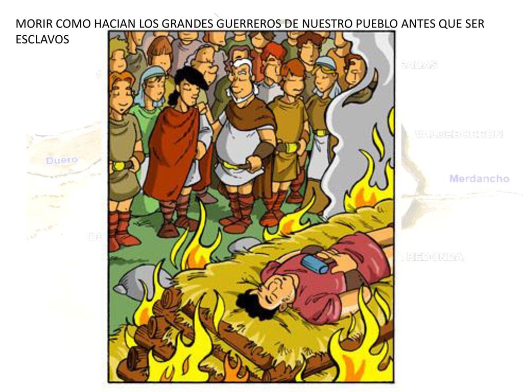 MORIR COMO HACIAN LOS GRANDES GUERREROS DE NUESTRO PUEBLO ANTES QUE SER ESCLAVOS