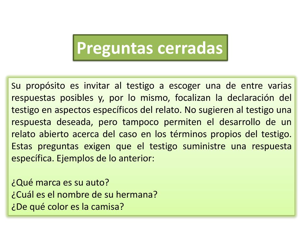 Preguntas cerradas ¿Qué marca es su auto