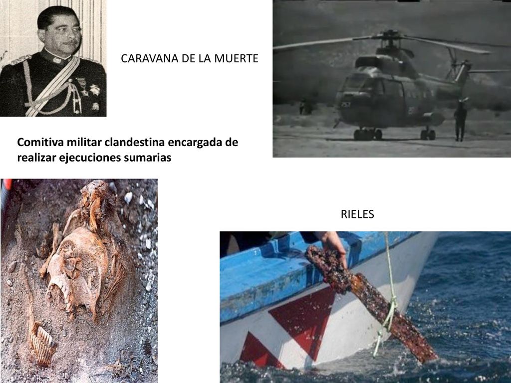 CARAVANA DE LA MUERTE Comitiva militar clandestina encargada de realizar ejecuciones sumarias.