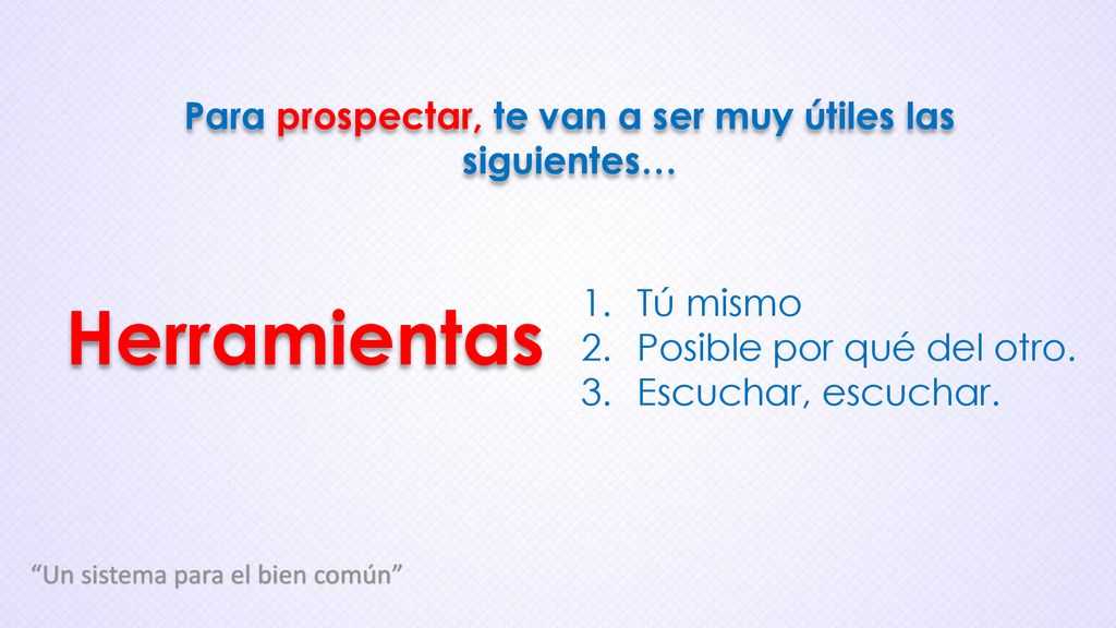 Para prospectar, te van a ser muy útiles las siguientes…