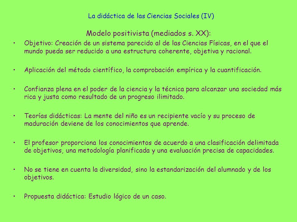 La didáctica de las Ciencias Sociales (IV)