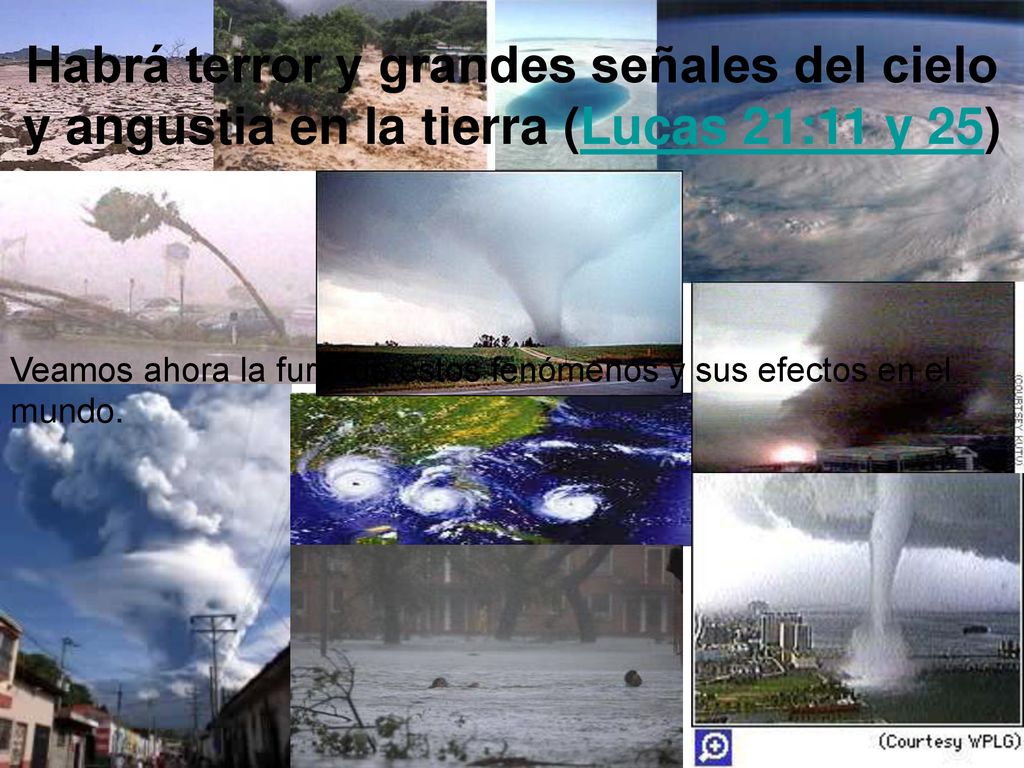 Habrá terror y grandes señales del cielo y angustia en la tierra (Lucas 21:11 y 25)