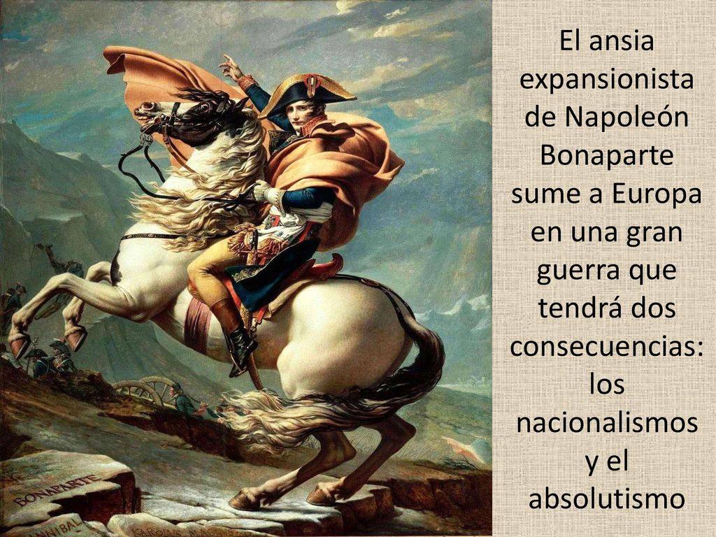 El ansia expansionista de Napoleón Bonaparte sume a Europa en una gran guerra que tendrá dos consecuencias: los nacionalismos y el absolutismo