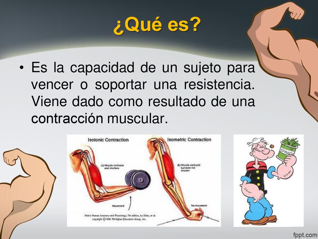 ¿Qué es. Es la capacidad de un sujeto para vencer o soportar una resistencia.