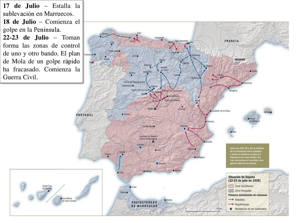 17 de Julio – Estalla la sublevación en Marruecos.